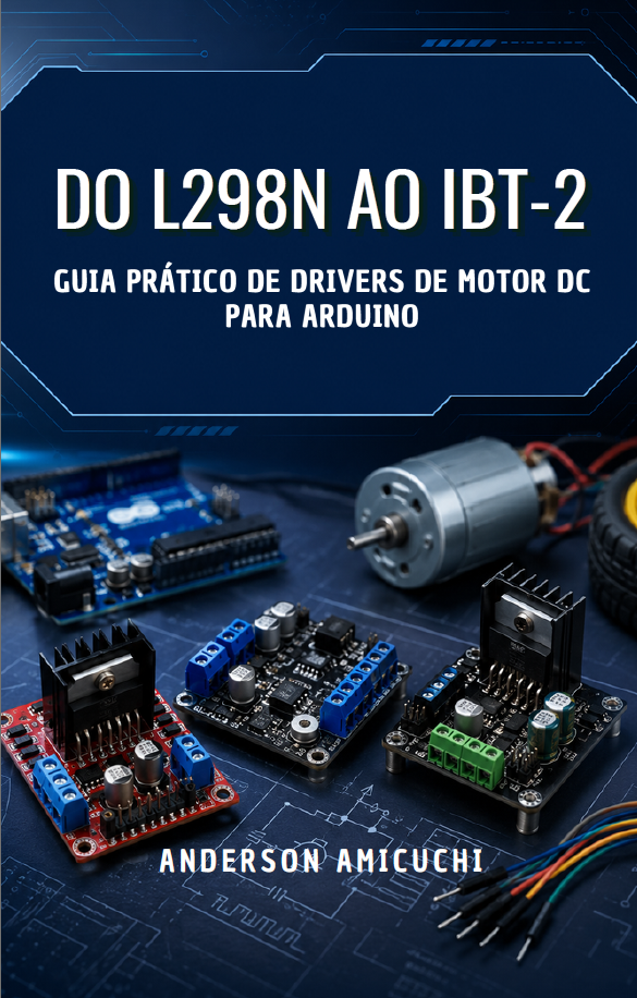 Capa: Do L298N ao IBT-2 — Drivers de Motor DC